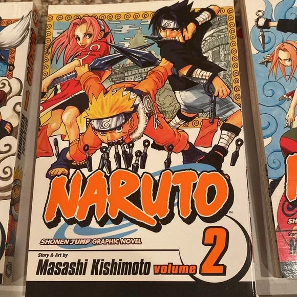 Naruto Graphic Novels, Volumes 1,2,5,6,7,8,9 - Picture 3 of 8